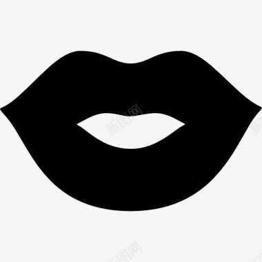 嘴唇的女人女人的嘴唇图标图标