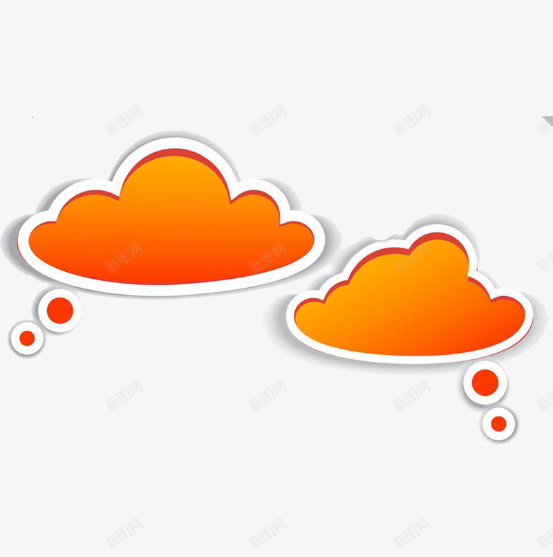云朵标志png免抠素材_88icon https://88icon.com 一朵云 云彩 云朵 卡通 可爱 大气 标志 橘色 简单 美丽
