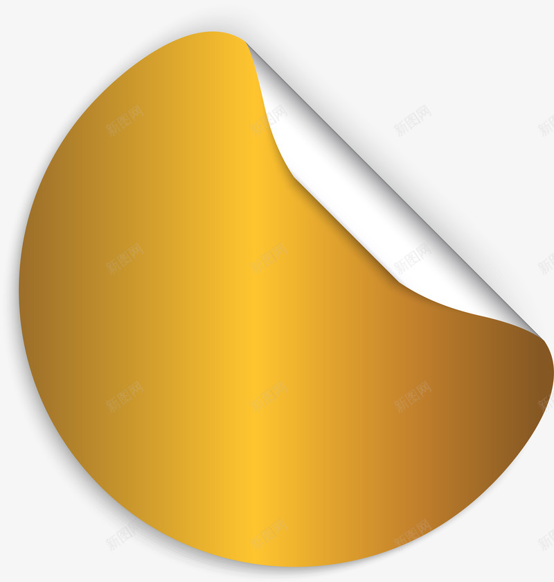 金色闪耀贴纸png免抠素材_88icon https://88icon.com 圆圈 标签 装饰图案 贴纸 金色 闪耀