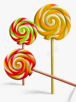 儿童零食素材旋转彩虹棒棒糖高清图片