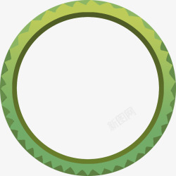 绿色圆圈Q版H5游戏界面素材