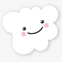 白色云朵卡通云朵素材