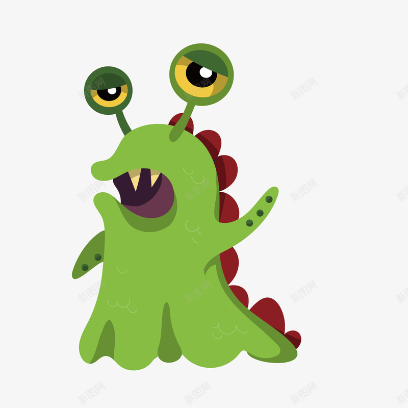 大眼睛绿色怪物矢量图eps免抠素材_88icon https://88icon.com 卡通形象 图案 地狱恶魔 大眼睛 奇怪形状 小妖怪 小清新 彩色 怪物 恶魔 恶魔之眼 生物 矢量图 简约 绿怪物 绿色 绿色妖怪