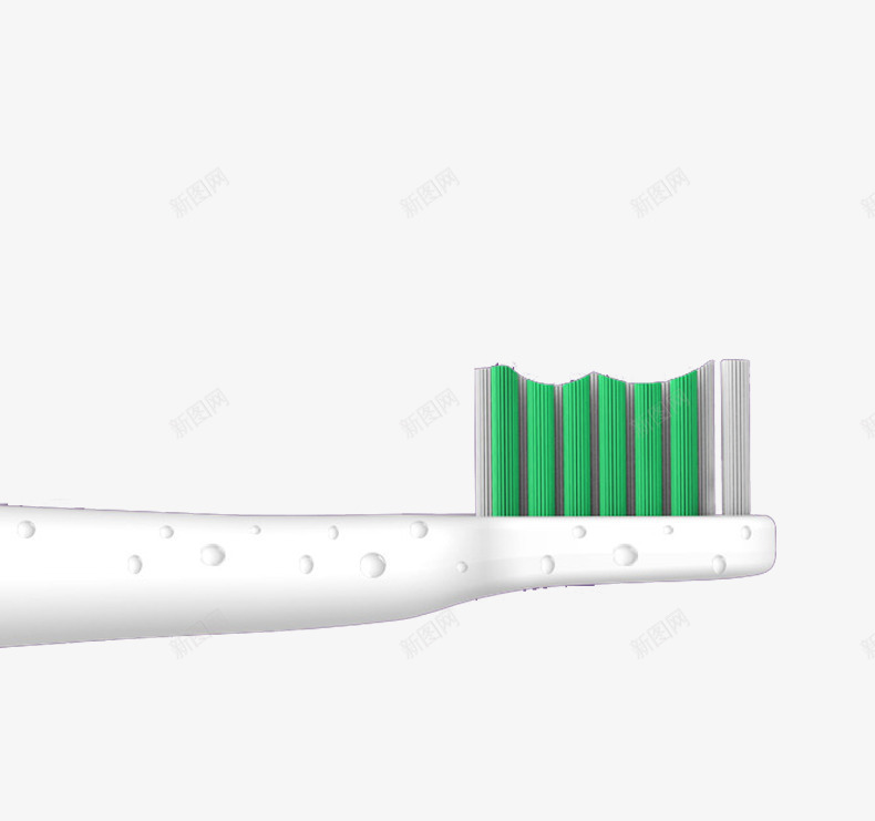 绿色牙刷刷头png免抠素材_88icon https://88icon.com 保护牙齿 儿童刷牙 护齿刷头 柔软牙刷头