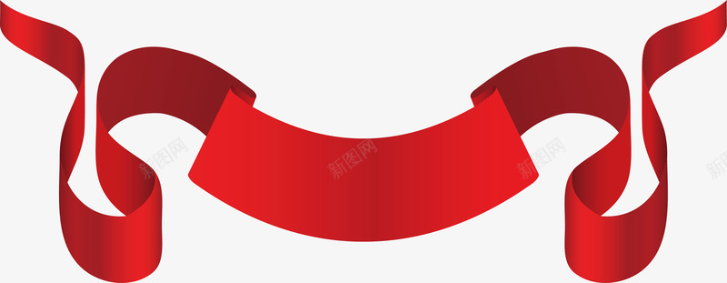 飘扬的红色丝带标题框矢量图ai免抠素材_88icon https://88icon.com 彩带标题框 矢量png 红丝带 红色彩带 节日丝带 飘扬丝带 矢量图