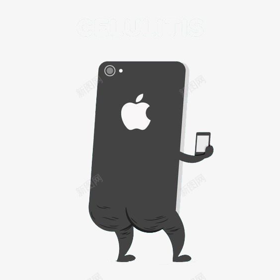 苹果手机插画png免抠素材_88icon https://88icon.com iphone 创意苹果手机 卡通苹果手机 智能手机 自拍 苹果手机