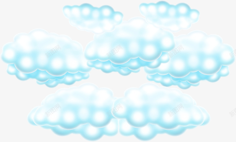 创意合成质感蓝色气球白云png免抠素材_88icon https://88icon.com 创意 合成 气球 白云 蓝色 质感