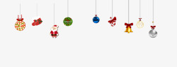 圣诞摆件圣诞节挂饰彩铃摆件高清图片