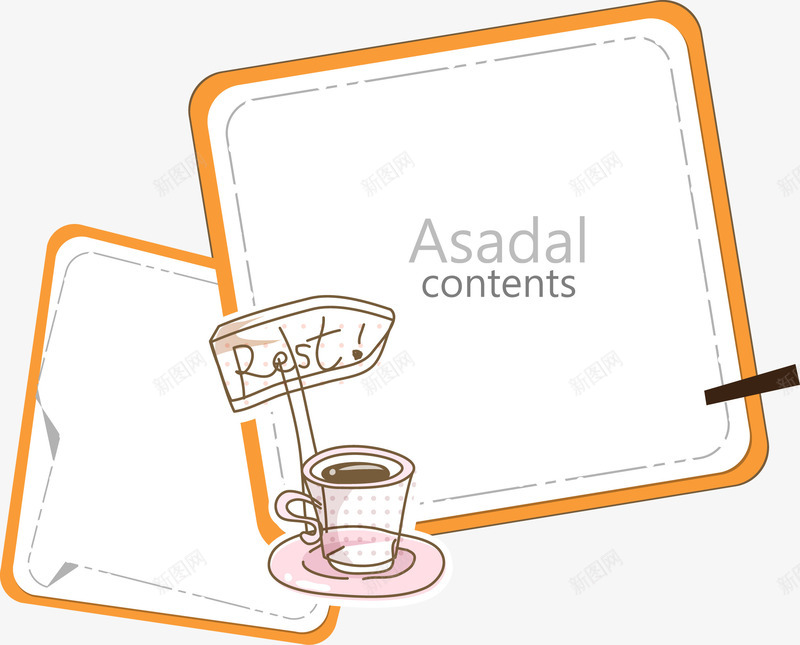 卡通可爱创意边框标题框png免抠素材_88icon https://88icon.com 创意 卡通 可爱 标题框 边框