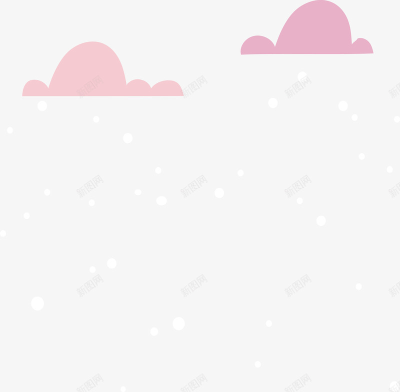 可爱扁平粉红色的云朵和雪花矢量图ai免抠素材_88icon https://88icon.com 云 云朵 可爱 可爱扁平粉红色的云朵和雪花矢量图免费下载 扁平 粉红色的云 粉色的云 雪花 矢量图