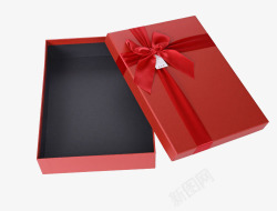 红盒红色礼物盒高清图片