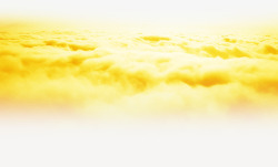 黄色装饰云彩云层素材