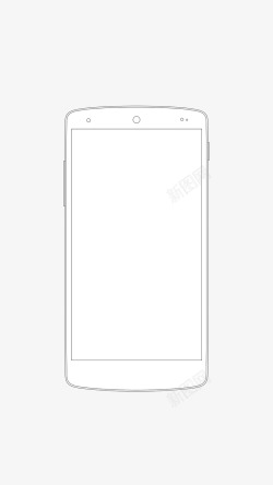 Nexus5nexus5手机线稿高清图片