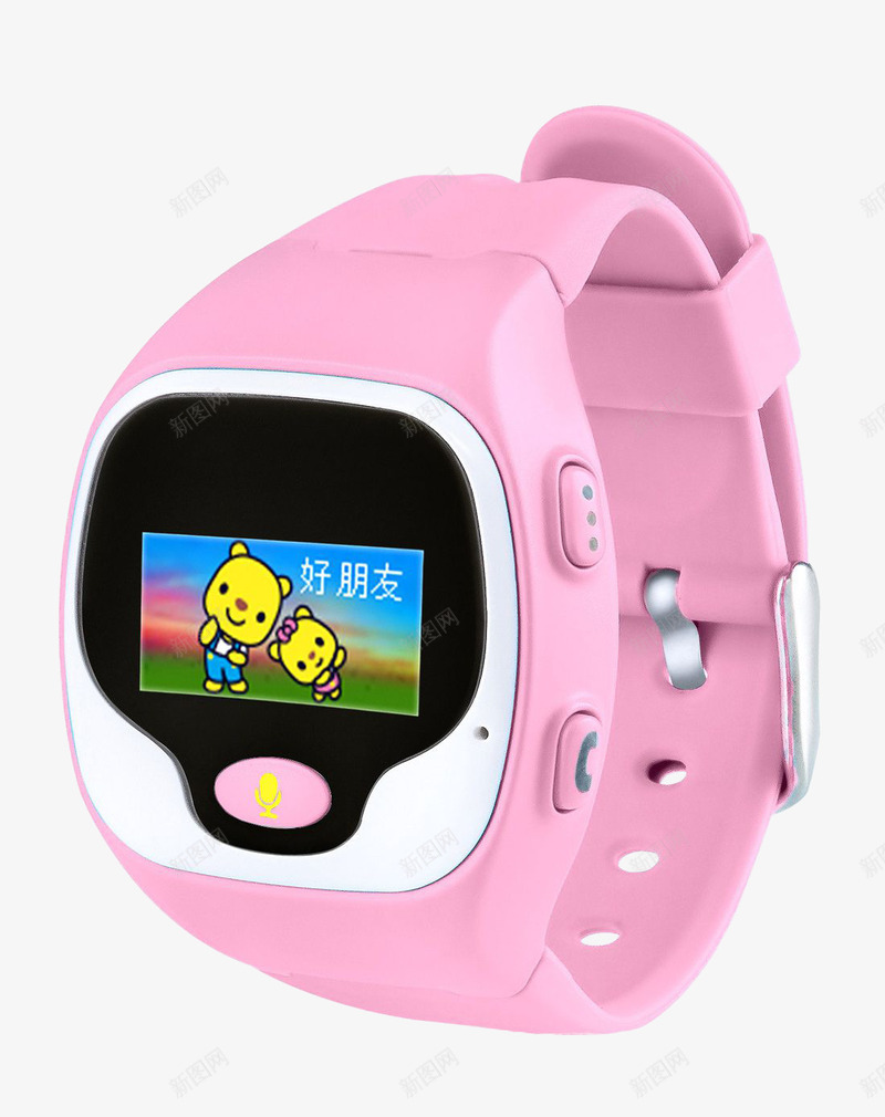 儿童智能手表png免抠素材_88icon https://88icon.com 产品实物 女童 手表 礼物 粉色