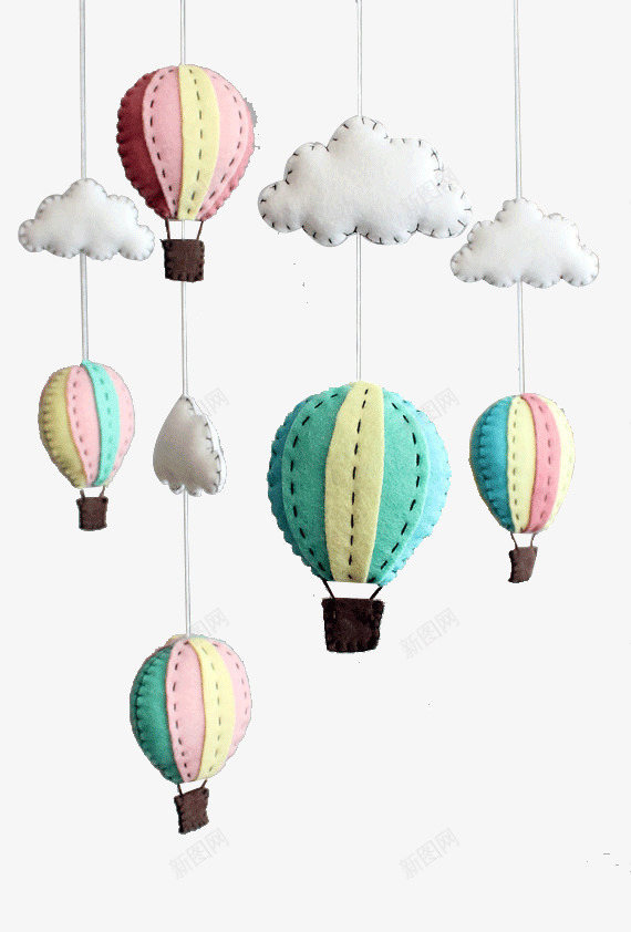 卡通云彩热气球png免抠素材_88icon https://88icon.com 云朵 创意云朵 热气球 装饰图案