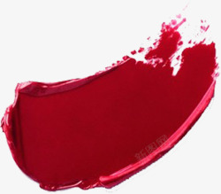 彩妆红色口红液体形状材料素材