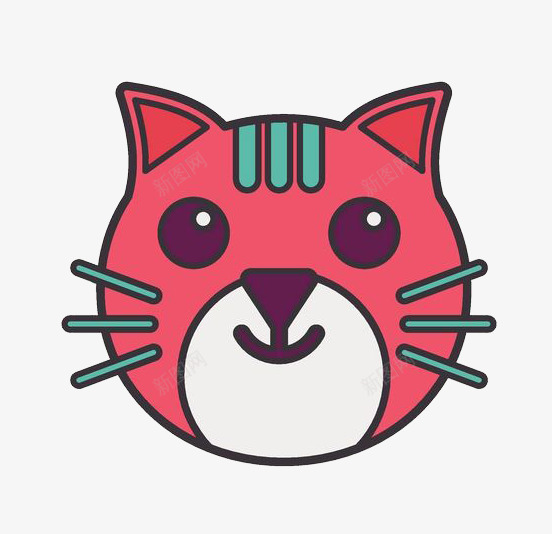 扁平化风格猫咪头像png免抠素材_88icon https://88icon.com 动物 卡通 喂养 头像 宠物 小猫 小猫咪 扁平化 猫 猫咪 猫咪胡子 胡子 胡须