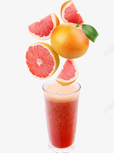 西柚汁png免抠素材_88icon https://88icon.com 健康 果汁 粉红西柚 红色