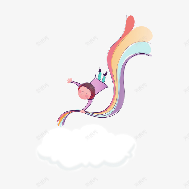 儿童节装饰图案png免抠素材_88icon https://88icon.com 儿童节 六一元素 卡通儿童 可爱孩子 装饰图案