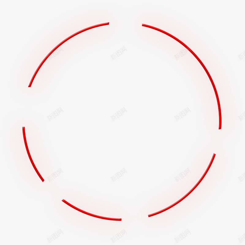 红色简约线条圆圈边框纹理png免抠素材_88icon https://88icon.com 免抠PNG 圆圈 简约 红色 线条 边框纹理