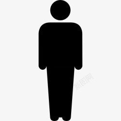 人的形状男人的身影图标高清图片