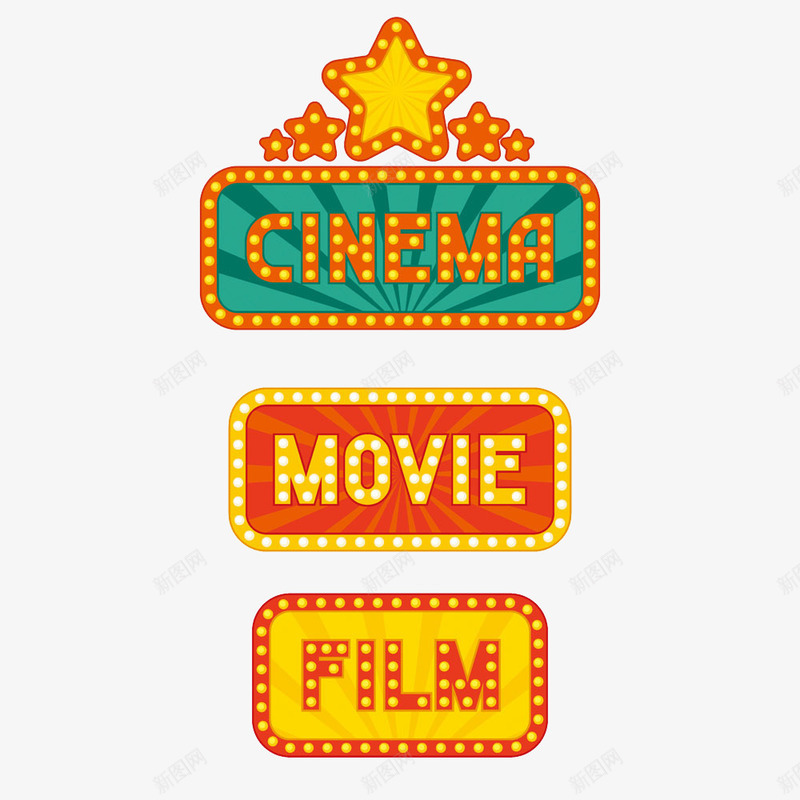 电影院标志png免抠素材_88icon https://88icon.com movie 效果元素 标志 标题 电影院