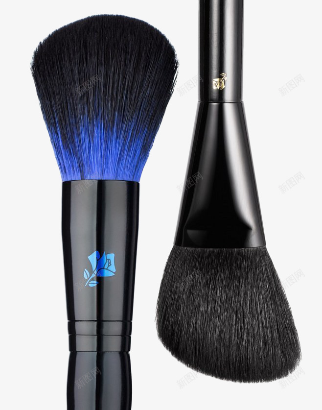 化妆工具粉底刷png免抠素材_88icon https://88icon.com 产品实物 粉底 黑色