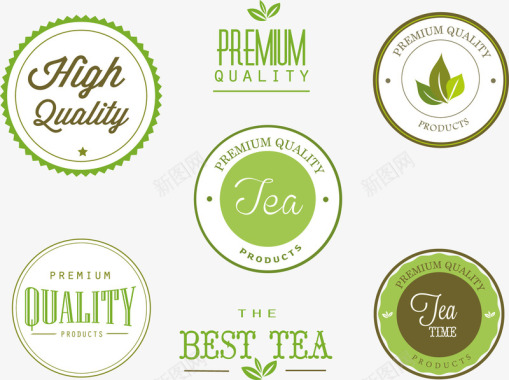 养生百合茶文化logo图标图标