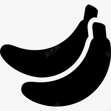 枯萎的香蕉香蕉图标图标