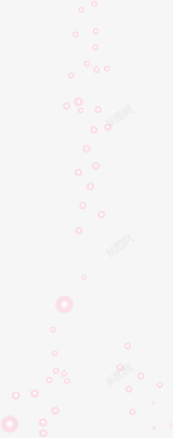 卡通粉色泡泡素材
