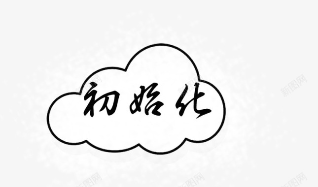 动感创意字体设计初始化中国风字体图标图标