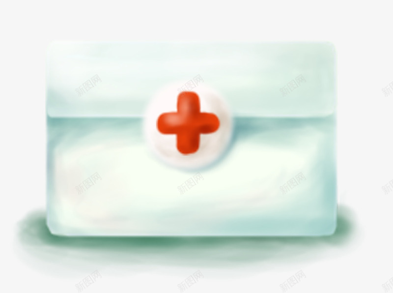 卡通医疗箱png免抠素材_88icon https://88icon.com 健康 医疗 卡通 手绘 红十字医疗箱