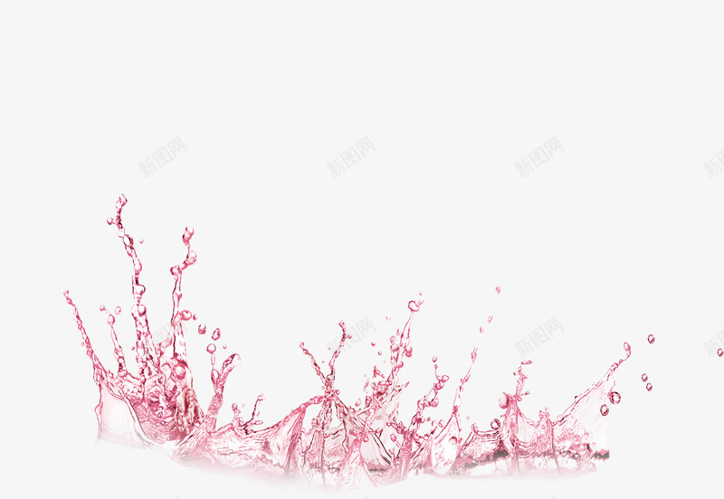 手绘粉色化妆品水滴png免抠素材_88icon https://88icon.com 化妆品 水滴 粉色