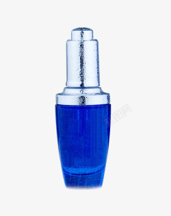 蓝色化妆瓶子素材
