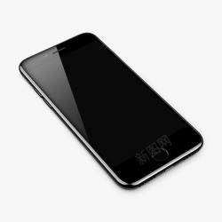 黑色全屏苹果质感手机素材