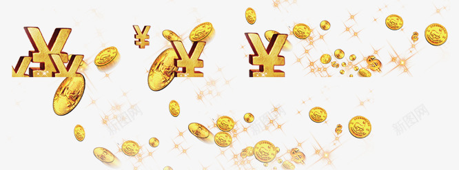 散落的金币png免抠素材_88icon https://88icon.com 金币 钱币