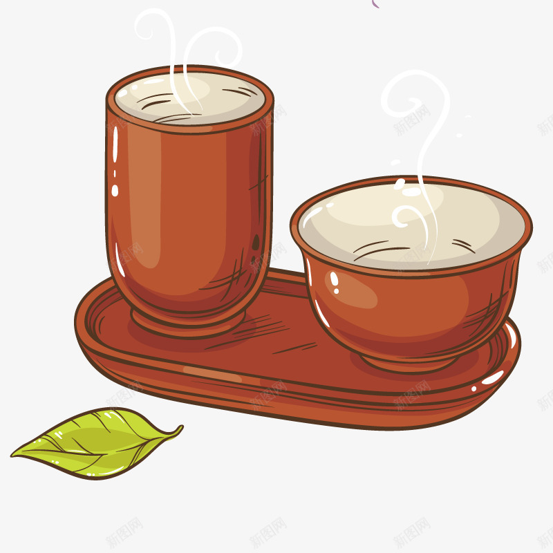 茶水杯子png免抠素材_88icon https://88icon.com 形状 手绘 立体 艺术 茶具 饮品