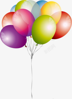 大串儿童节一大串气球高清图片