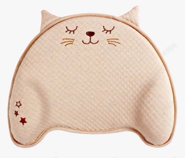 动物猫造型婴儿枕头png免抠素材_88icon https://88icon.com 动物猫 婴儿枕头 定型枕 宝宝 造型 防偏头