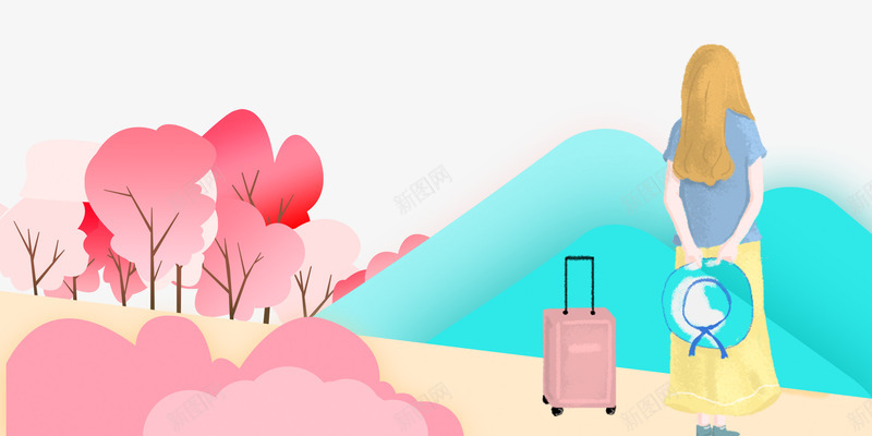 剪纸风休闲旅游度假插画psd免抠素材_88icon https://88icon.com 世界旅游日 剪纸风格 旅游 旅行 旅行插画 秋游 装饰图案