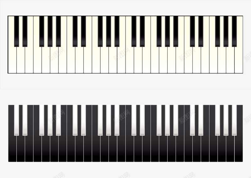 手绘黑白钢琴键png免抠素材_88icon https://88icon.com 乐器 填色练习 琴键 钢琴 音乐 黑白手绘 黑白琴键 黑白钢琴键