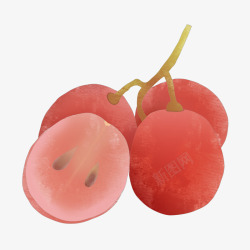 新鲜美味水果葡萄素材