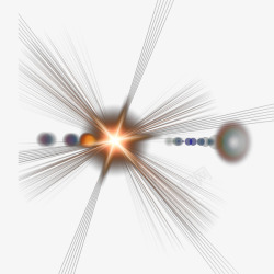 六角星光效素材