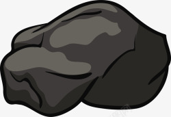 黑色岩石乱石黑色岩石纹理高清图片