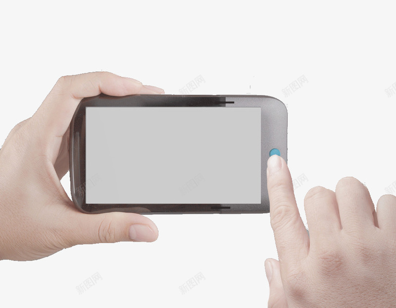 双手握手机png免抠素材_88icon https://88icon.com 创意 双手握手机 手势 手握手机 手机横屏