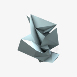 折纸形状折纸立体几何高清图片
