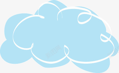 浅蓝色云朵装饰图案png免抠素材_88icon https://88icon.com 云朵 图案 蓝色 装饰