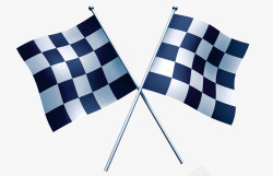赛车胜利旗帜素材