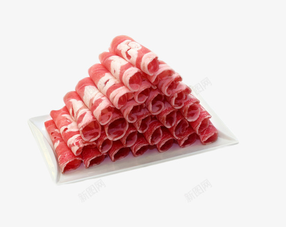 羊肉卷png免抠素材_88icon https://88icon.com 健康食品 涮羊肉图片 生鲜类 美味的羊肉卷