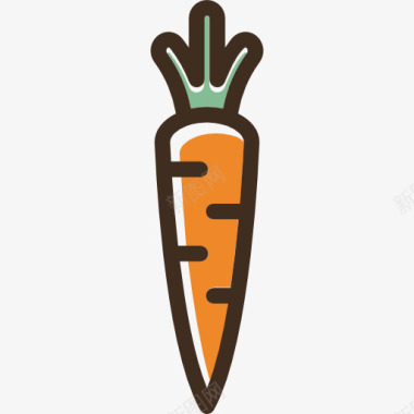 端午节食品Carrot图标图标